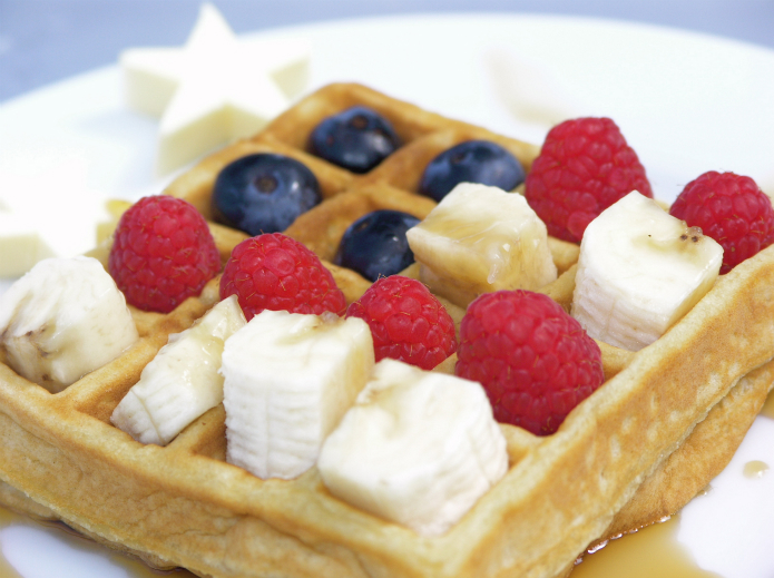 ホットケーキミックスでワッフル作ろ あったかスイーツレシピ