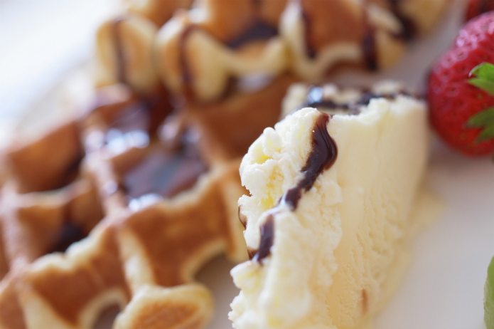 ホットケーキミックスでワッフル作ろ あったかスイーツレシピ