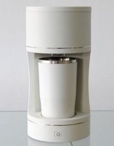barouche(バルーシュ)コーヒーメーカー BR-01-WH デザインコーヒーメーカー　正面