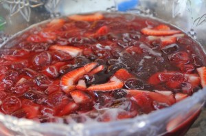 赤ワインで自家製サングリア　おうちカフェでホームパーティーしよ♪004