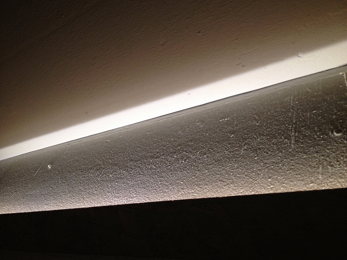 OSB(合板)とIKEAのLEDでDIYした間接照明001