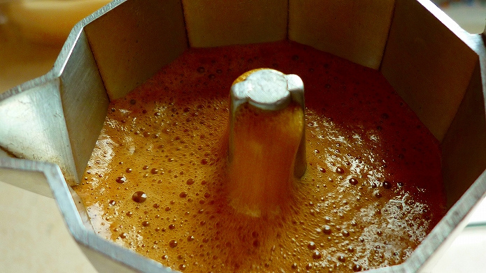マキネッタで入れたコーヒーが粉っぽい