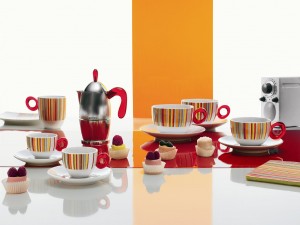 guzzini ART & CAFÉ エスプレッソメーカー3カップ レッド